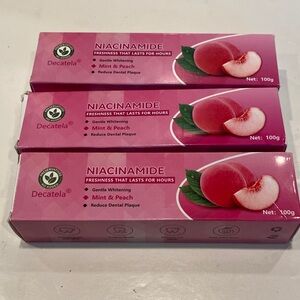 NIB 3 Packages Niacinamide Toothpaste